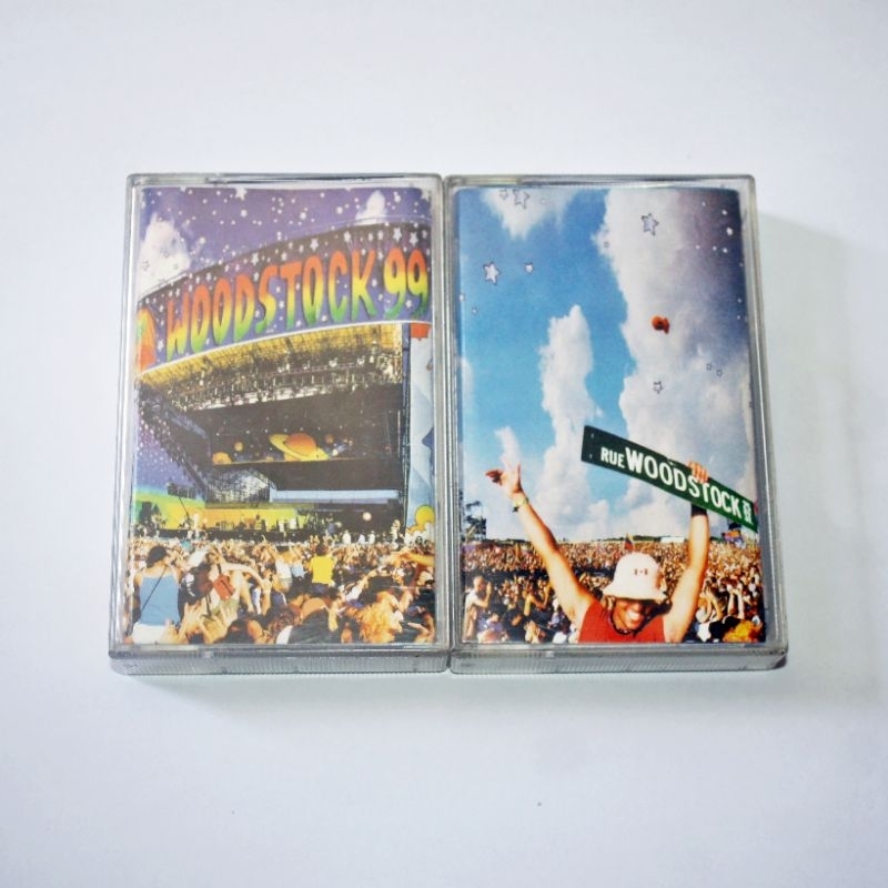 2 kaset pita woodstock 99 (Korn, RHCP, RATM etc)