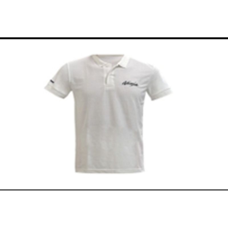 POLO SHIRT KAWASAKI NINJA WHITE, KAOS POLO KAWASAKI NINJA PUTIH,  ORIGINAL, N1203-Z082