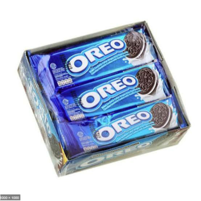 

OREO BISKUIT 1 PAK ISI 12 SASET VARIANT RASA