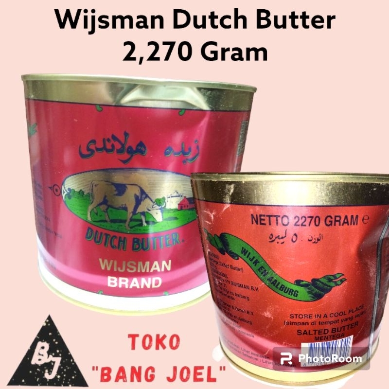 

Wijsman Dutch Butter Creamy 2,270 Gram / 2KG / Wisman Kemasan Besar / Bahan Kue