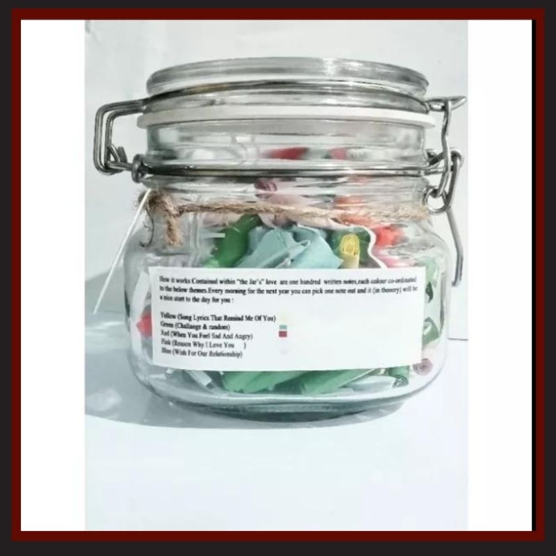 

Jar capsul/kado/hadia uang tahun/giftbox/costum