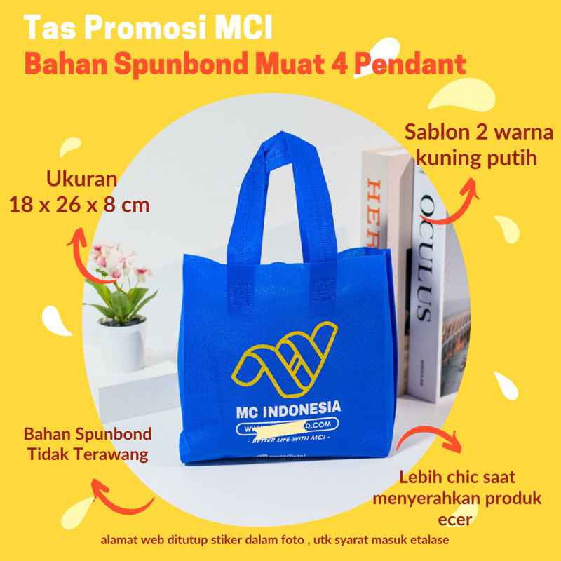 

Tas Spunbond Mini isi 10 / BISA CUSTOM NAMA NO HP APABILA ORDER 50 pcs