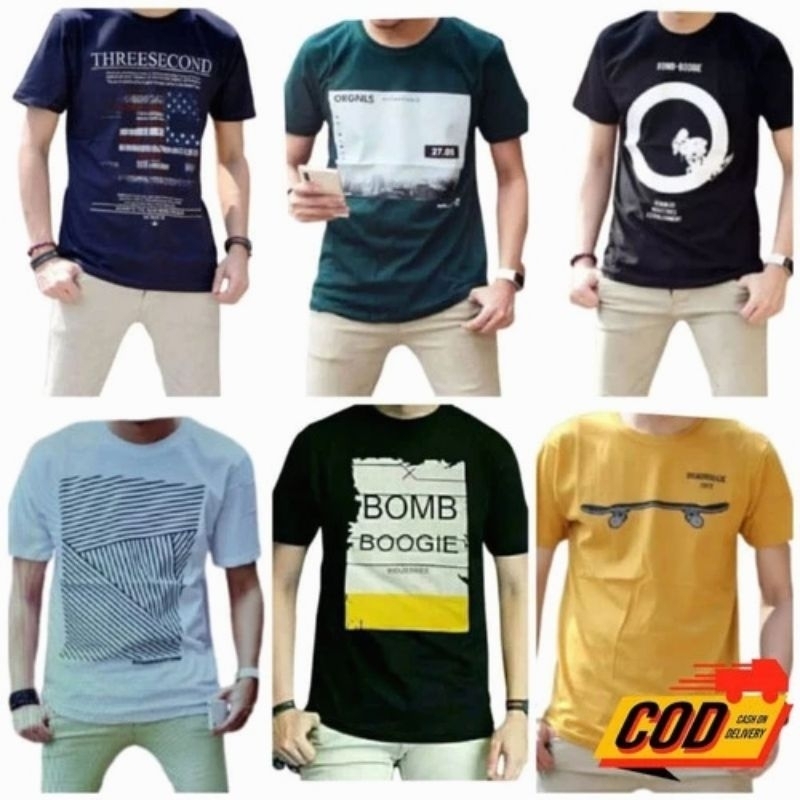 KAOS MOTIF DISTRO / ATASAN PRIA WANITA / KAOS KONVEKSI / GROSIR KAOS BANDUNG BERKUALITAS / BAJU PRIA