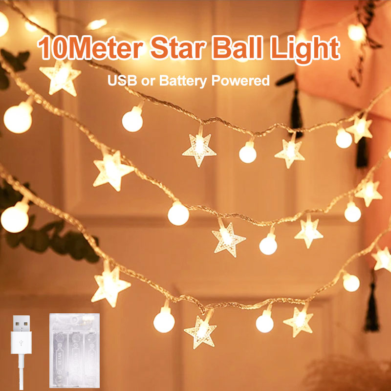 Lampu Dekorasi Hiasan Natal Cocok Untuk Panggung New Arrival Kelap Kelip Lampu Pohon Christmas Terla