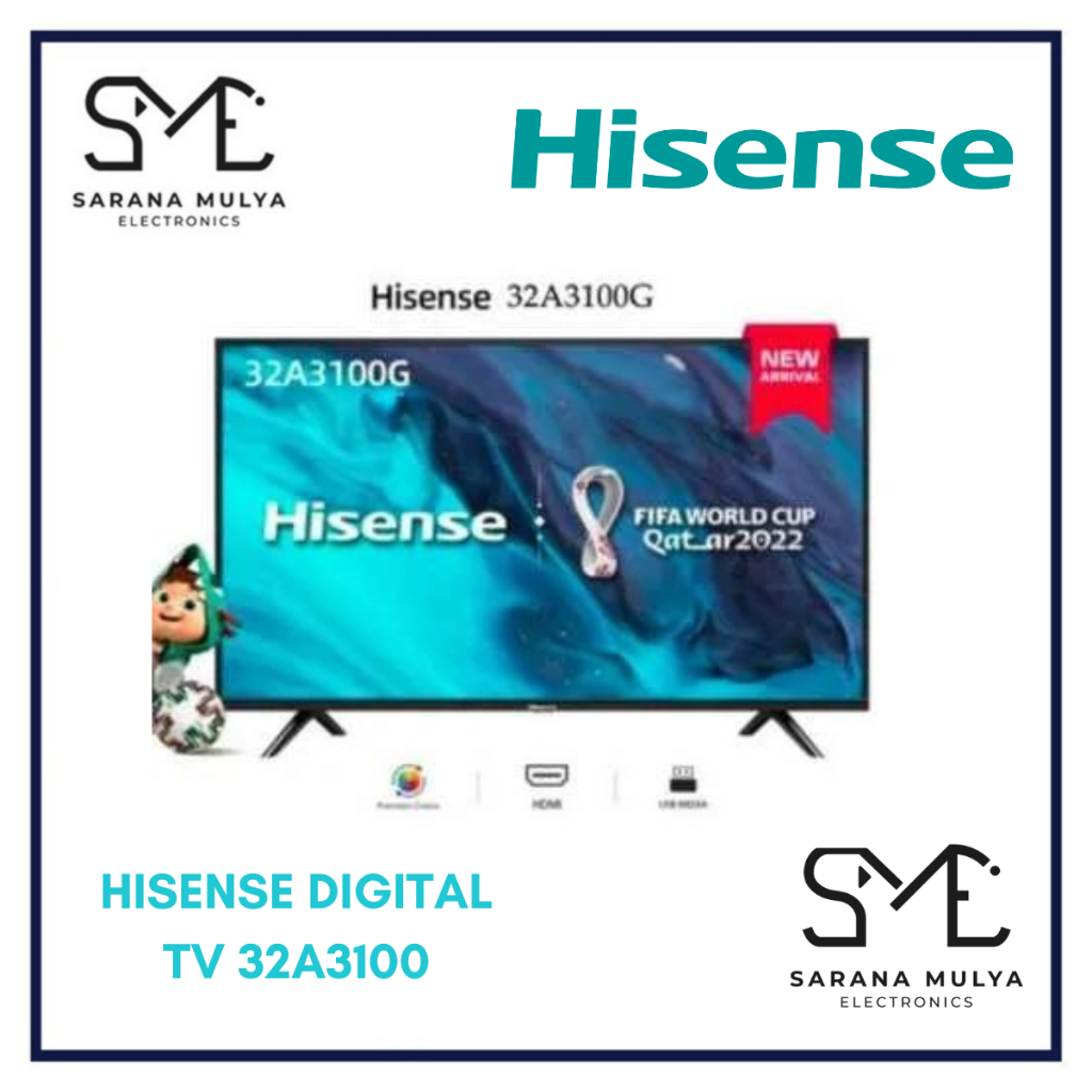HISENSE DIGITAL TV 32A3100 - 32INCH DIGITAL TV