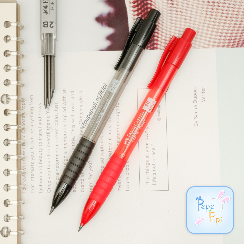 

Pensil Faber Castell Mekanik 2 mm 132821 Mechanical Pencil 2.0 2B