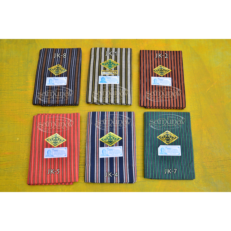 Kain Lurik Halus Legendaris ATBM Tradisional Jawa Kain Lurik Jangkar