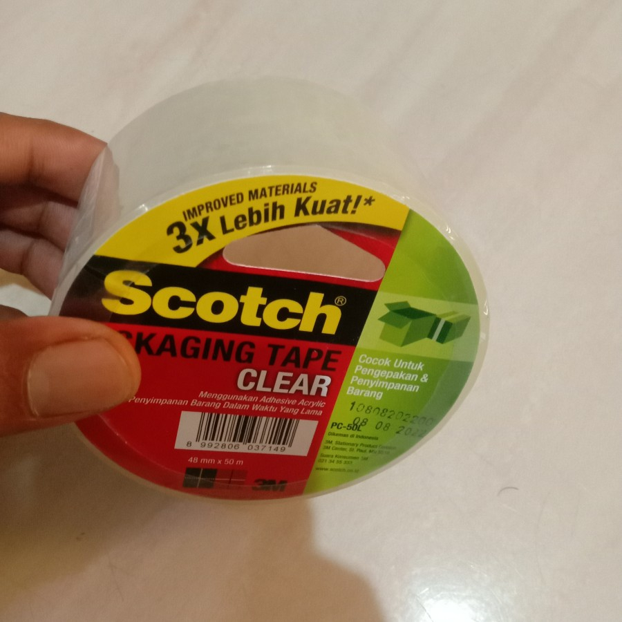 

lakban bening 3 M clear 48mm x 50 meter