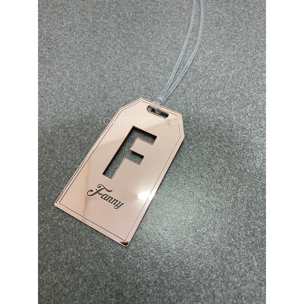 INISIAL GANTUNGAN KOPER / INITIAL LUGAGGE TAG / LUGGAGE TAG NAMA CUSTOM / CUSTOM GANTUNGAN KOPER