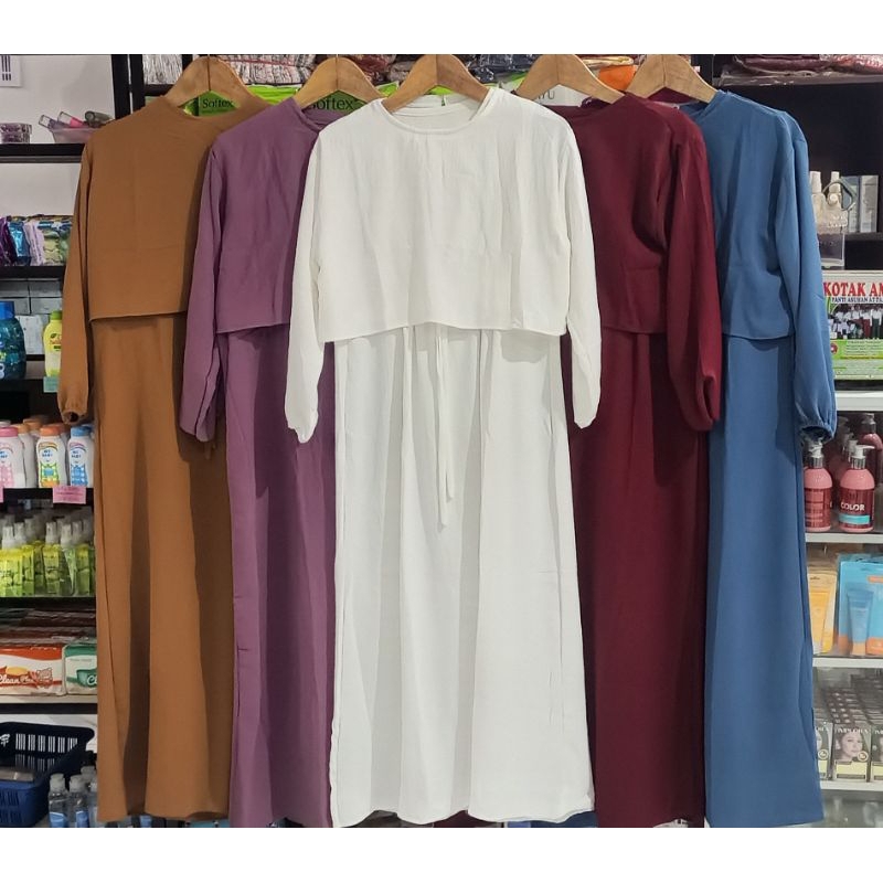 Gamis Nafisa Gamis Cringkel Gamis Murah