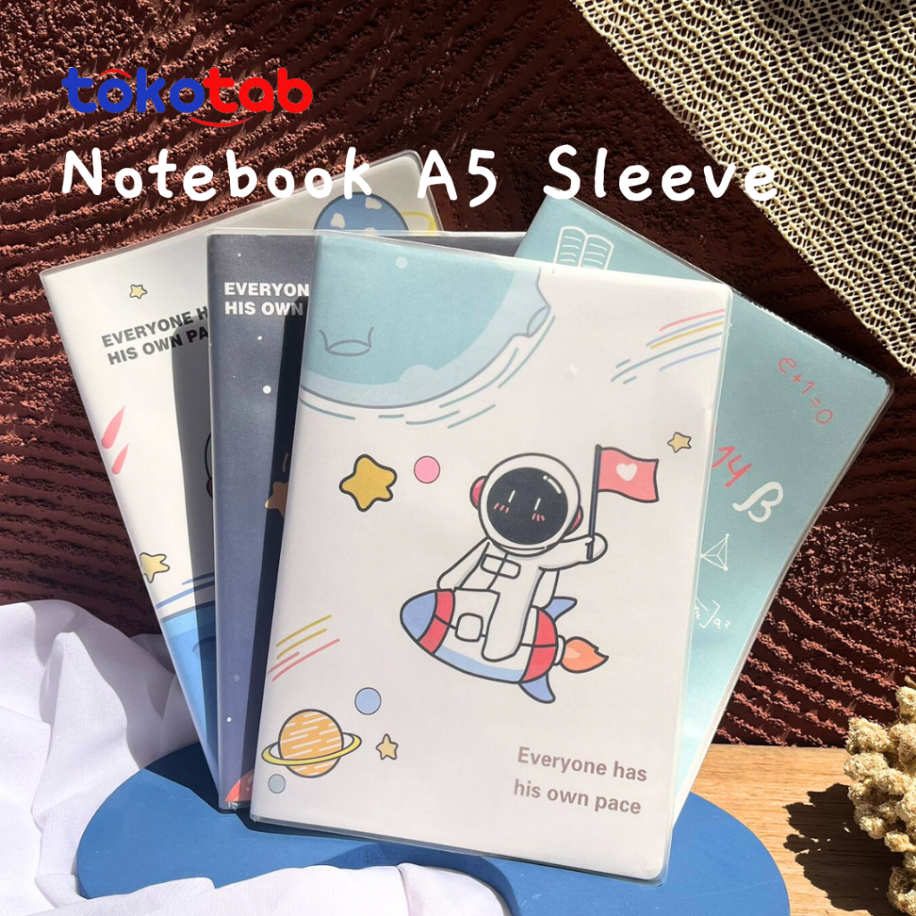 

Tokotab - Notebook Sleeve Padnote Buku Sampul Catatan A5 Simple Cartoon A5 Notebook Notepad