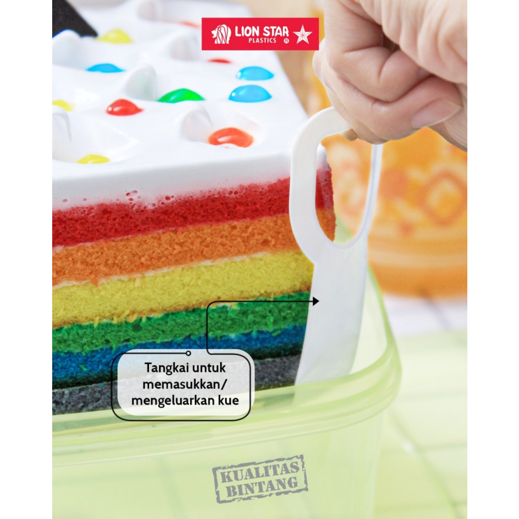 

Kotak Roti Kedap Udara / Martha Cake Keeper 503 W LION STAR JX 21