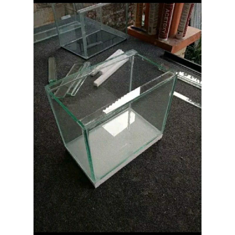 aquarium 30x20x25 aquarium kaca polos aquarium hamster aquarium reptil