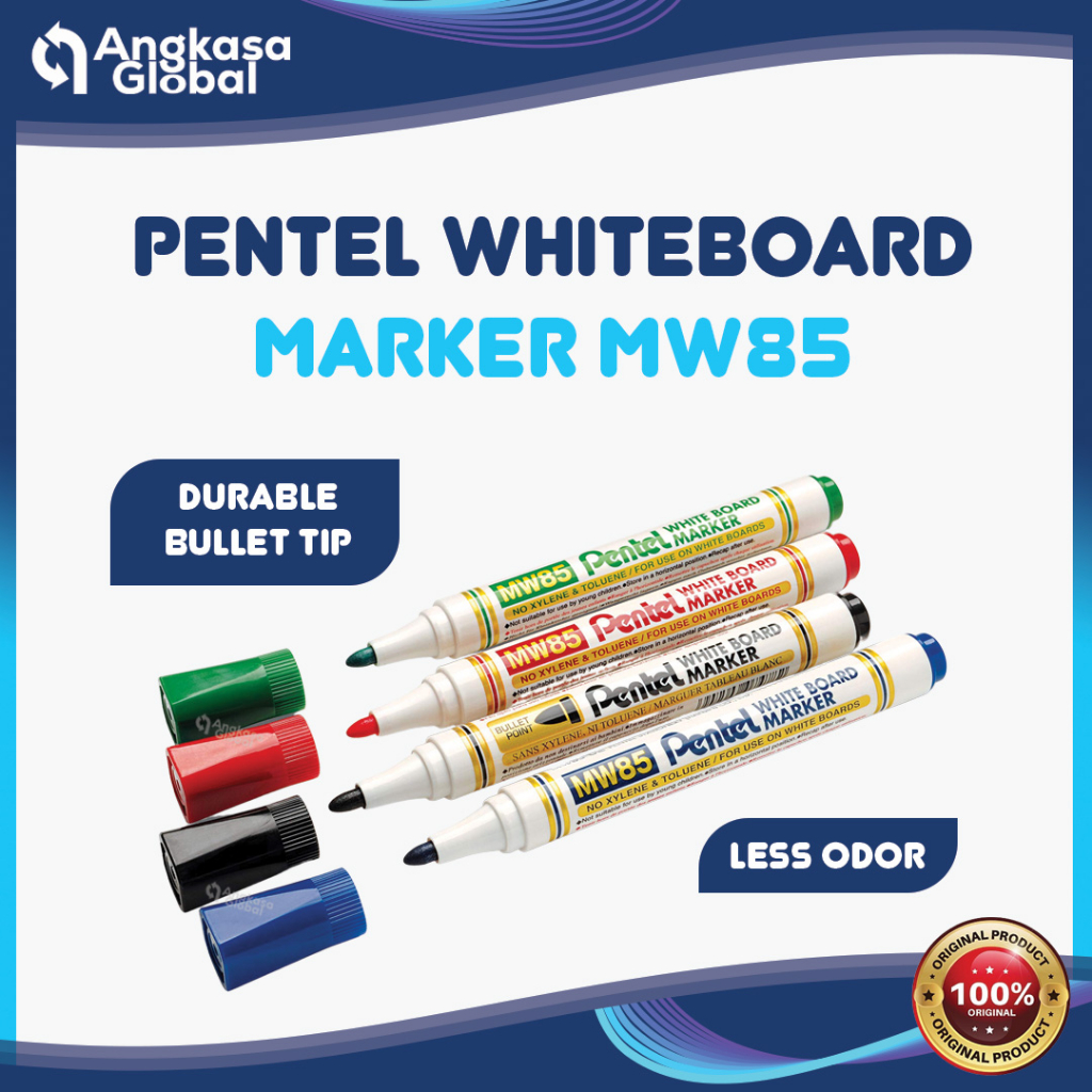 

PENTEL WHITEBOARD MARKER MW85 (1PC)