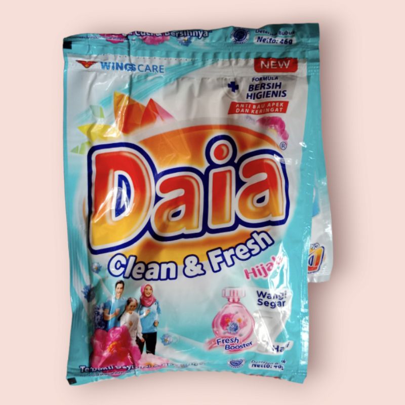 deterjen daia 1 renceng 6pcs