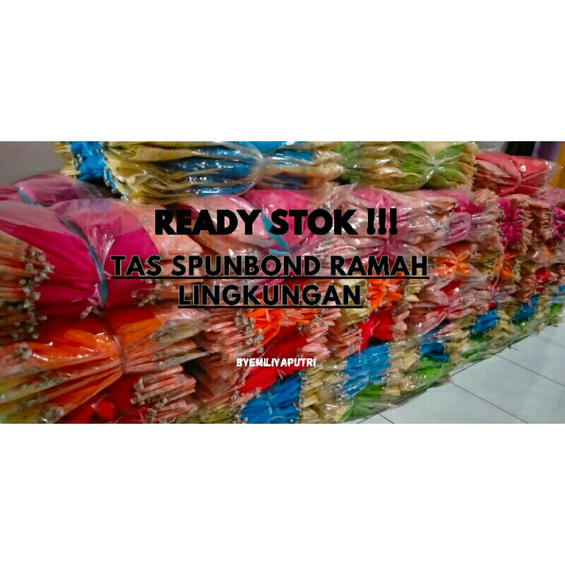 

Tas spunbond serut hajatan ukuran 22X22X22 lusinan 12pcs