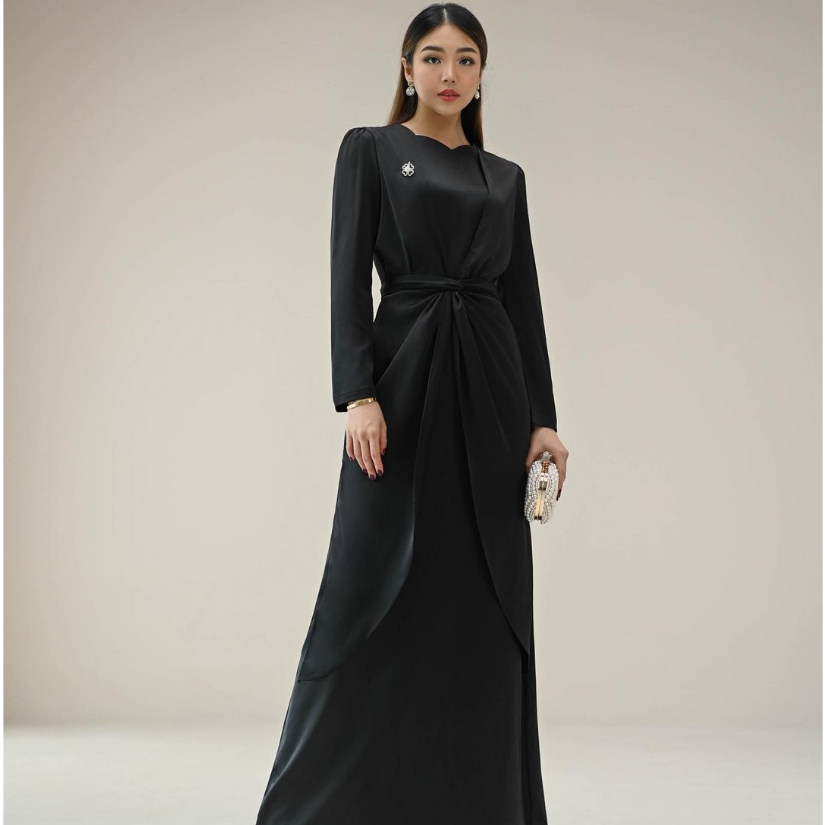 BALQIS PREMIUM SILK LONGDRESS HIJAB FRIENDLY PART I - BAJU MUSLIM - GAMIS WANITA ELEGANT - DRESS KONDANGAN FORMAL KOREA - DRESS PESTA - MAXI DRESS - BRIDESMAID DRESS - HADIAH / KADO ULTAH CEWEK