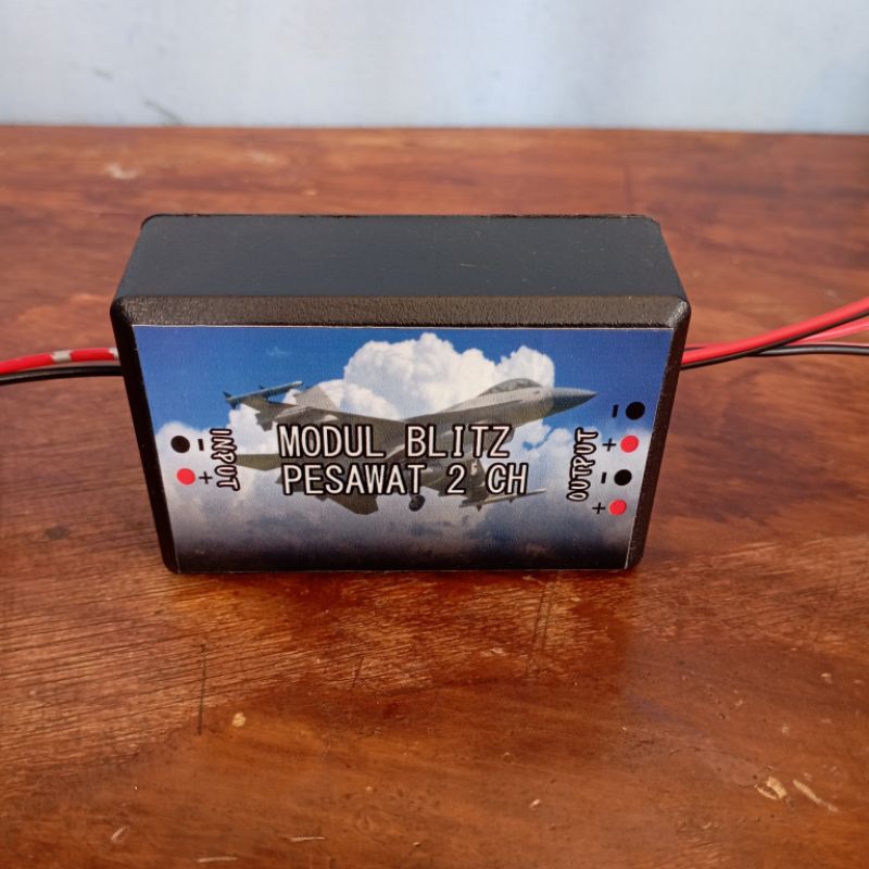 MODUL LAMPU BLIZT PESAWAT 2CHANEL 12VOLT-24VOLT