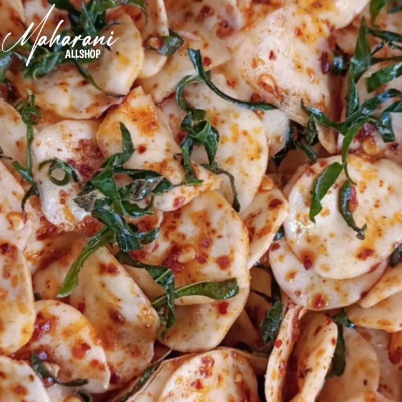 

Seblak kerupuk kemplang jeruk nipis