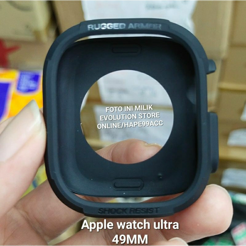 Apple watch 7 8 series aople watch ultra 49 mm soft case bumper rugged armor