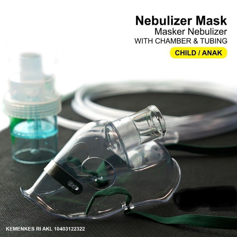 Masker Nebulizer Anak / Masker Nebulizer Dewasa Gea