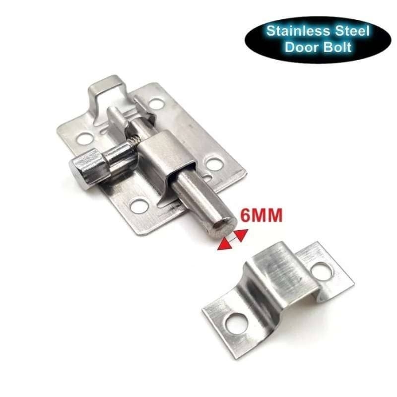 grendel kunci slot / slot pintu 2 inch / kunci pintu slot stainless