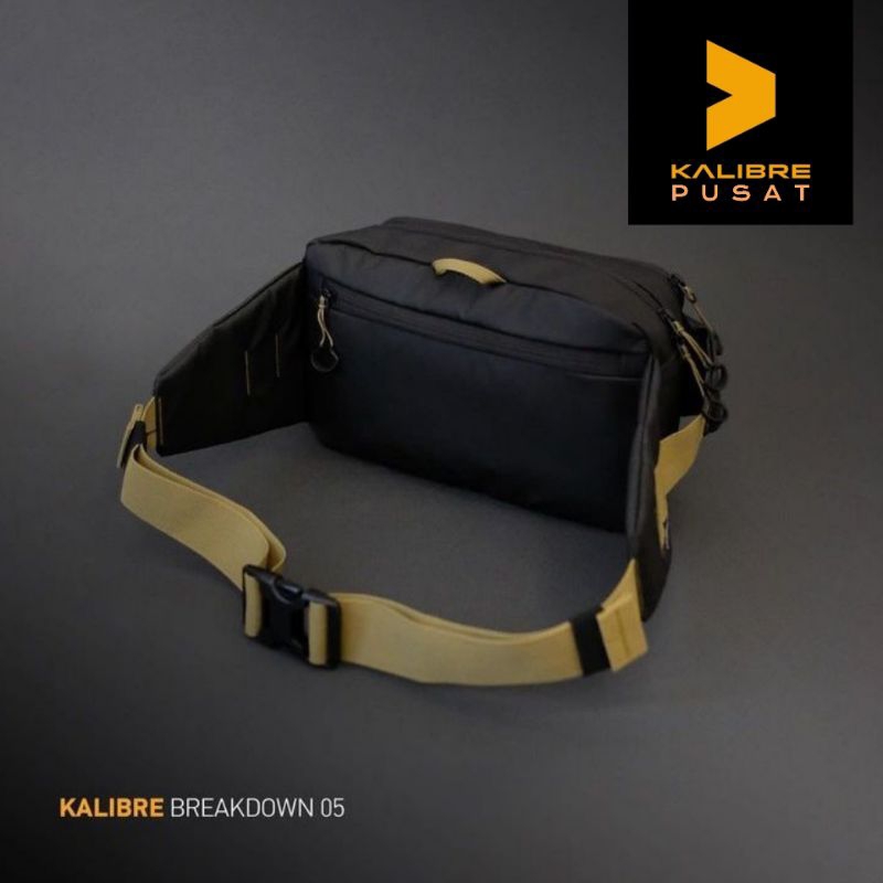 KALIBRE WAIST BAG BREAKDOWN 05 ORIGINAL TAS PINGGANG KALIBRE BREAKDOWN 05 ORIGINAL TAS PRIA