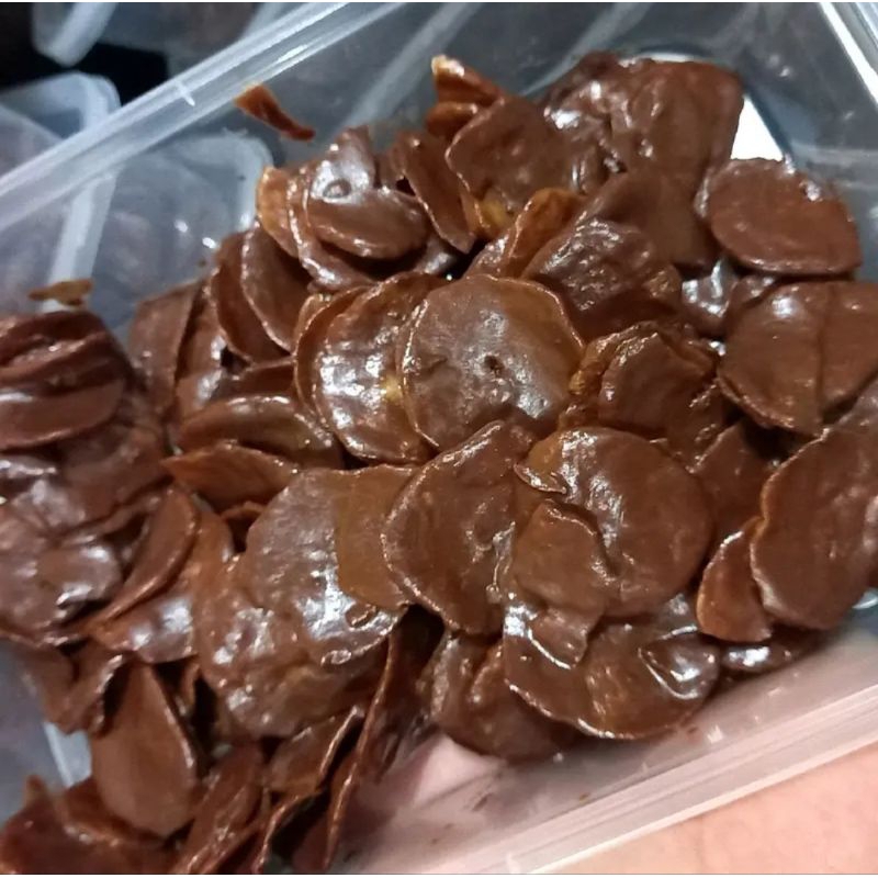 

(250gr) kripik pisang coklat lumer