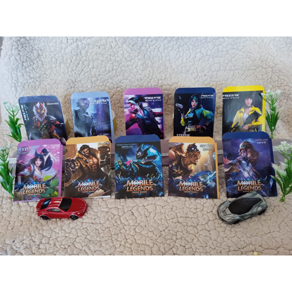 

Amplop Lebaran Unik Motif Mobile Legend Isi 100pcs Siap Pakai