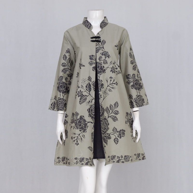 Elzaeda Tunik Batik Wanita Modern Jumbo LD 120 130 140 | Atasan Batik DARA PUSPITA - BAJU KERJA BATI