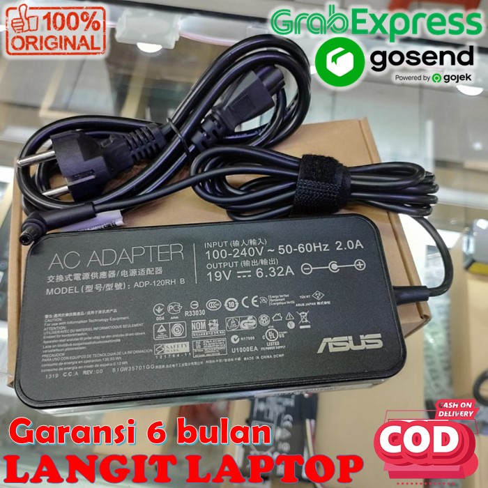 Adapter Laptop Asus ROG PA-1121-28 A15-120P1A ADP-120RH B Charger Asus 19V 6.32A 120W