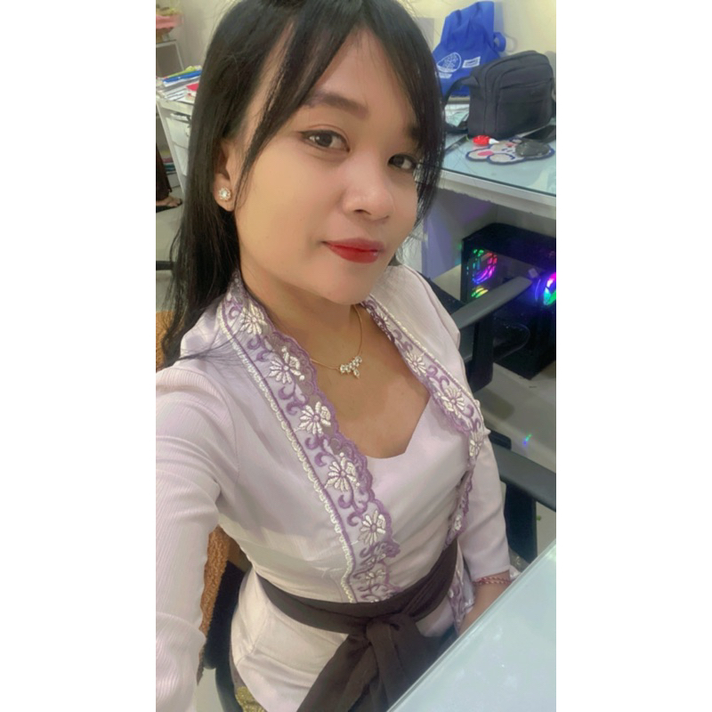 SALE Kebaya Bordir Nitra Jaya soft ungu