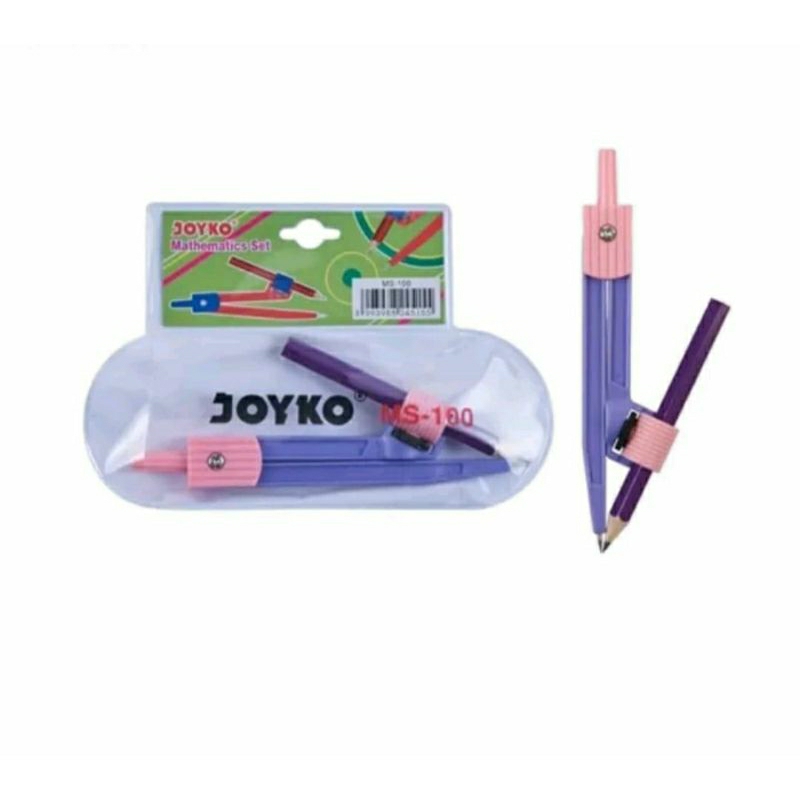 

(1 PCS) MATH SET/JANGKA MURAH JOYKO MS-100(WARNA RANDOM)