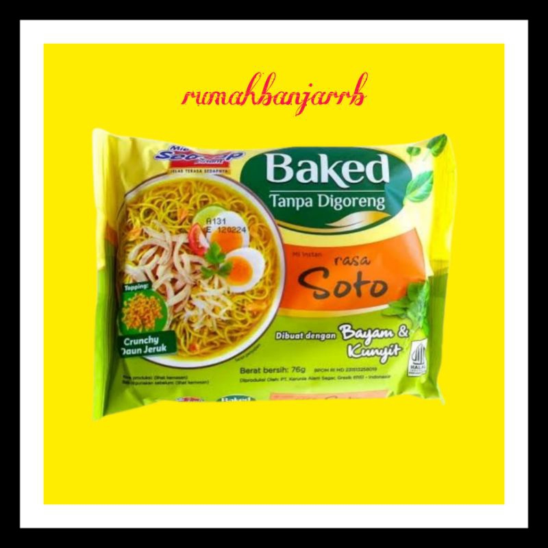 

[BAYAR DI TEMPAT] MIE SEDAAP BAKED