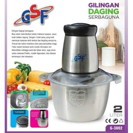 [BIYOO MART] GSF 3802 GILINGAN DAGING SERBAGUNA /  GILINGAN DAGING  SERBAGUNA GSF 3802