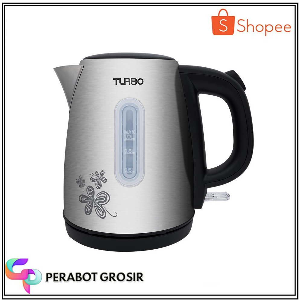 KETTLE TURBO/TEKO LISTRIK OTOMATIS TURBO Kapasitas 1 liter