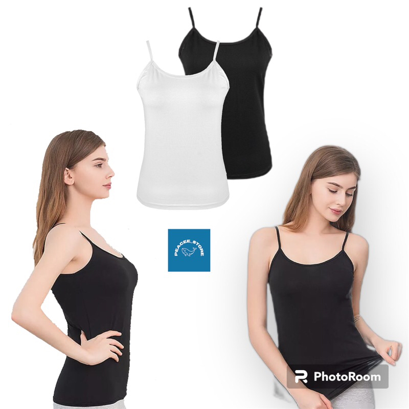 TANKTOP WANITA PREMIUM / SINGLET TALI KECIL TENGTOP SIZE L / XL / XXL