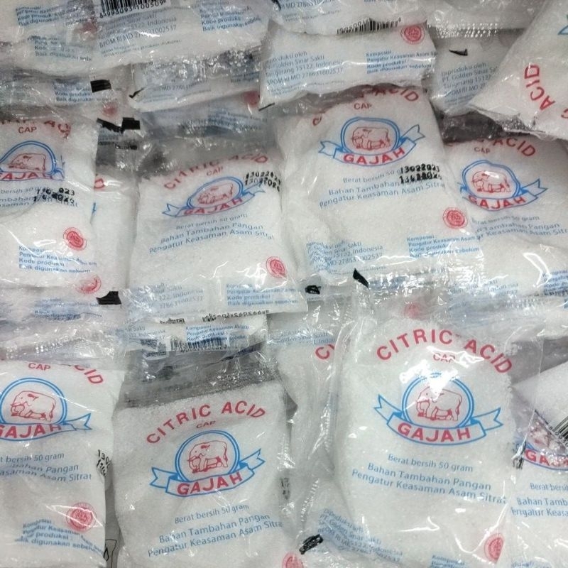 

CITRIC ACID CAP GAJAH 50G/citrun