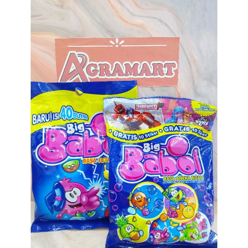 

BIG BABOL ANEKA BUAH 132GR