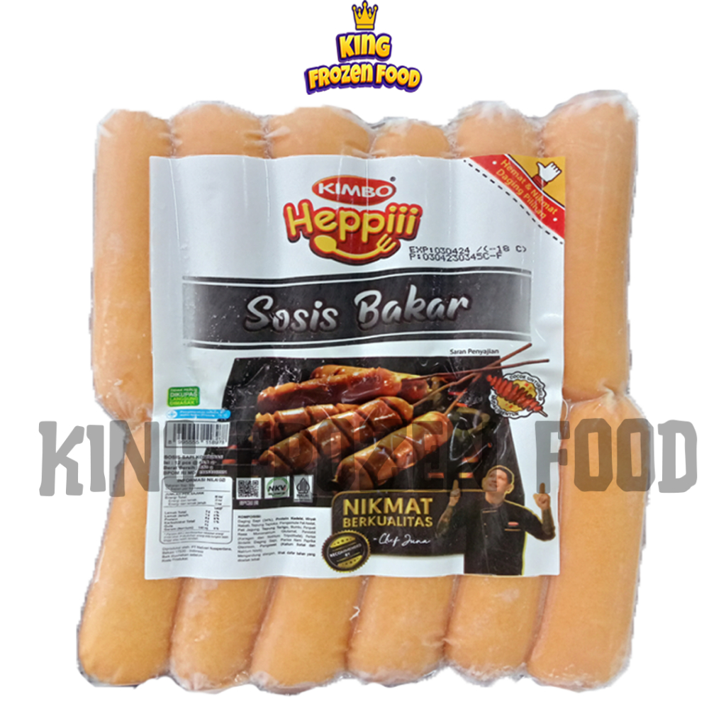 

Kimbo Heppi Sosis Bakar Kemasan 12Pcs