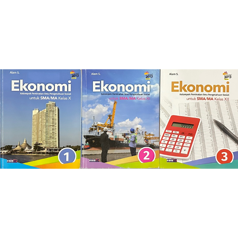 Buku ekonomi ESIS SMA kelas 10, 11, 12