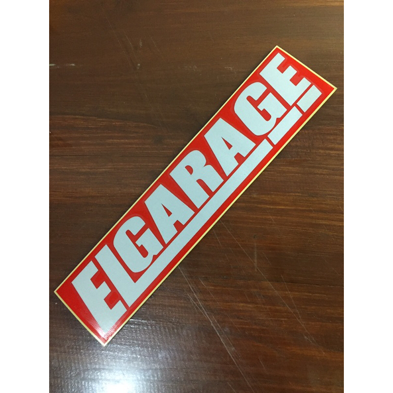 stiker cutting ELGARAGE