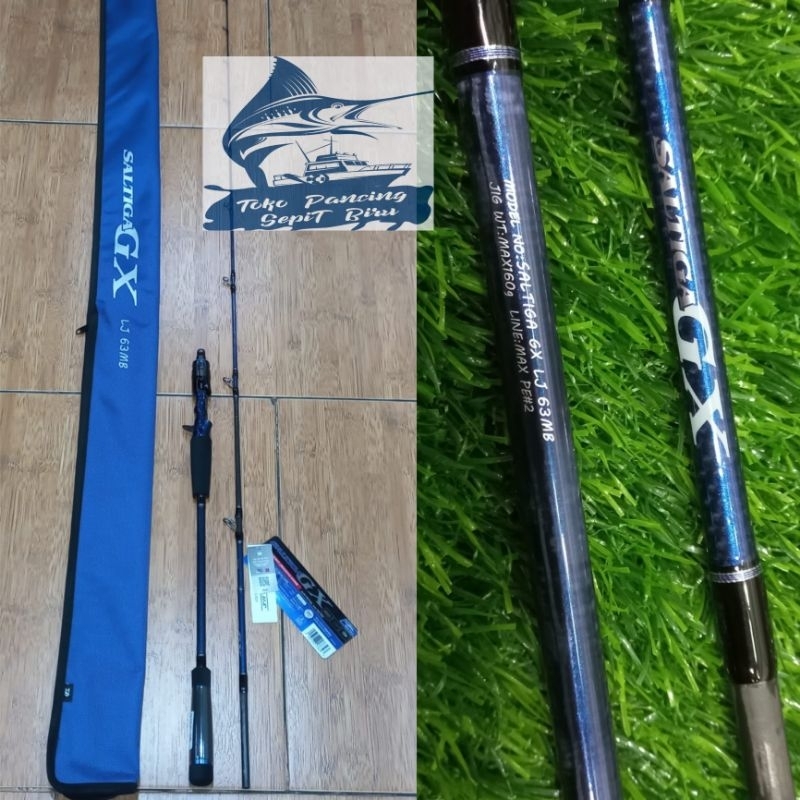 JORAN OH DAIWA SALTIGA GX LJ 63MB PE2 NEW 2023 ROD OVERHEAD LIGHT JIGGING