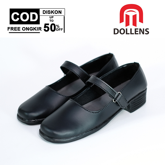 SEPATU PASKIBRA WANITA - SEPATU PASKIB WANITA - SEPATU PANTOFEL- WANITA PANTOPEL HITAM SIZE 37 - 40