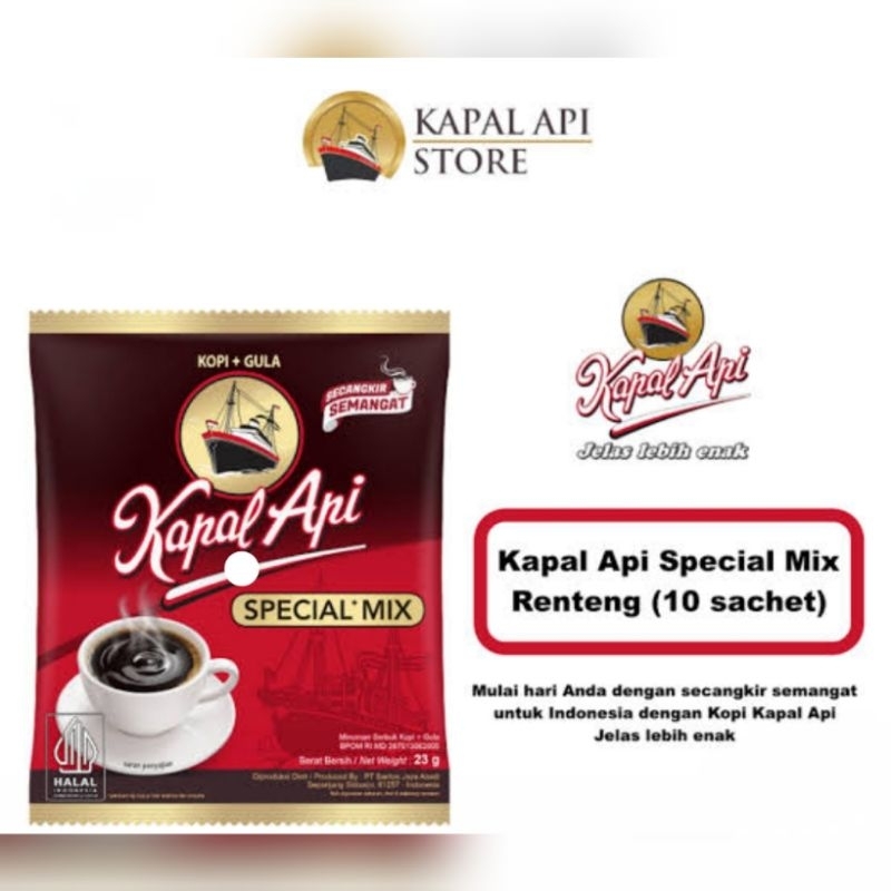 

TERLARISSS Kopi Kapal Api Spesial Mix Rentengan