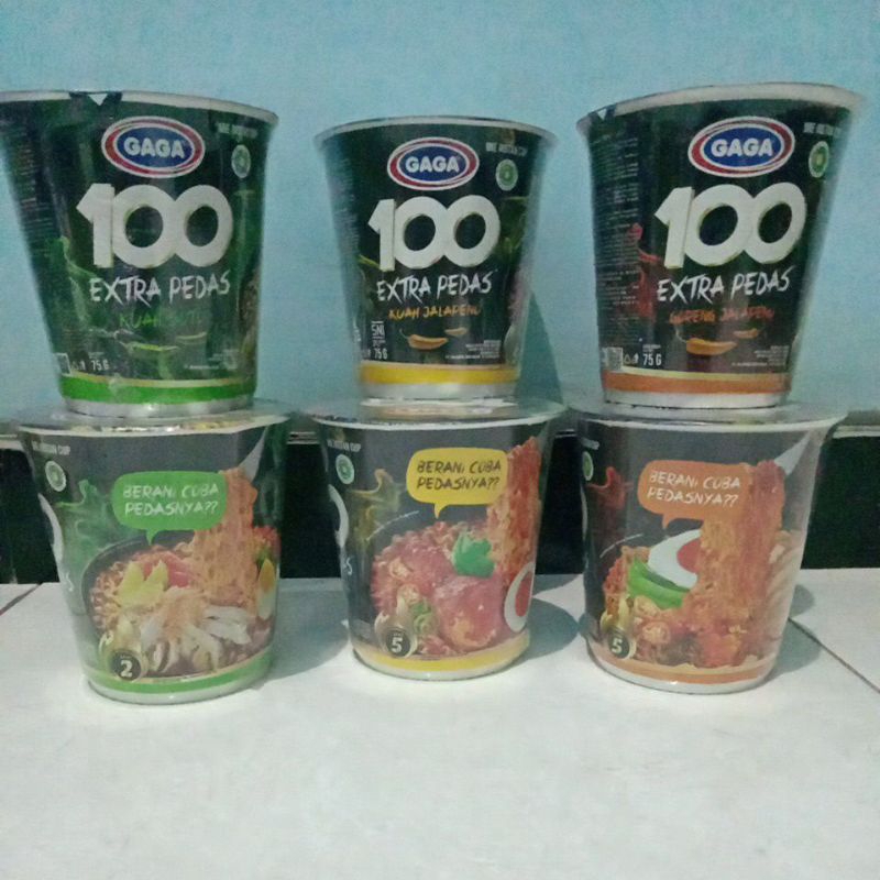 gaga mie jalapeno cup