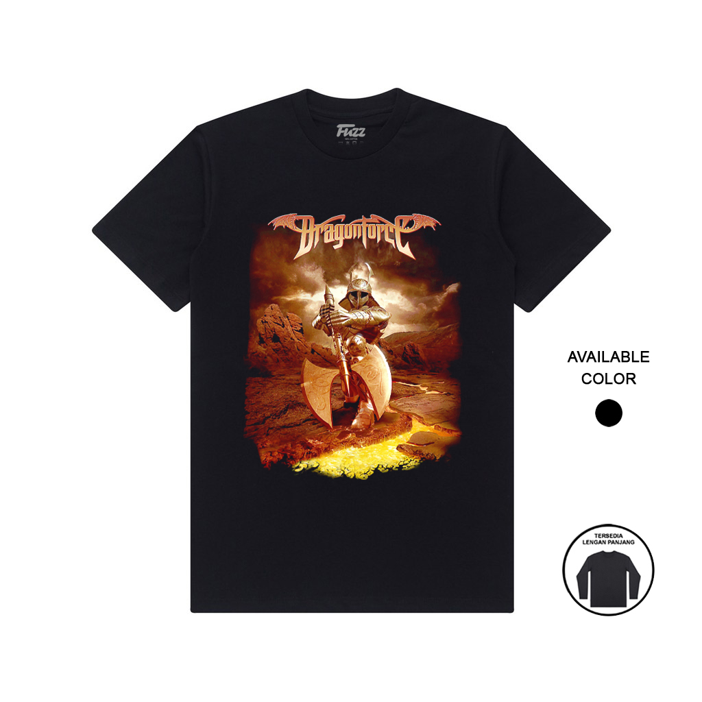 KAOS BAND DRAGONFORCE T SHIRT BAJU DISTRO MUSIK METAL DRAGON FORCE PRIA WANITA