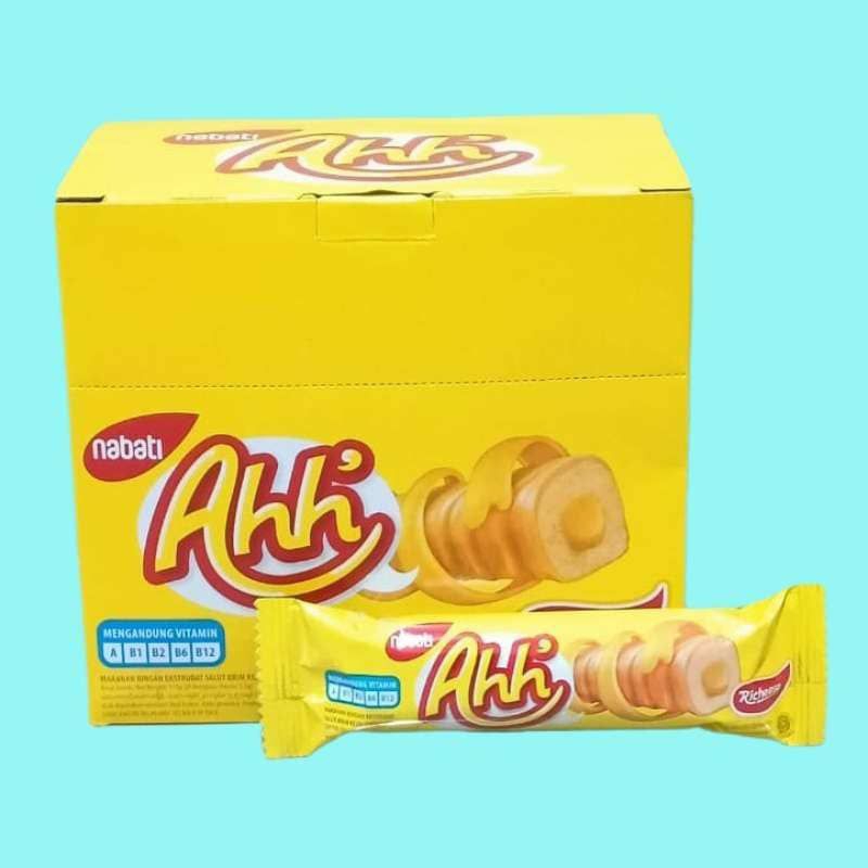 

1 BOX Nabati Ahh' Richeese Keju Snack 4gr×20pcs