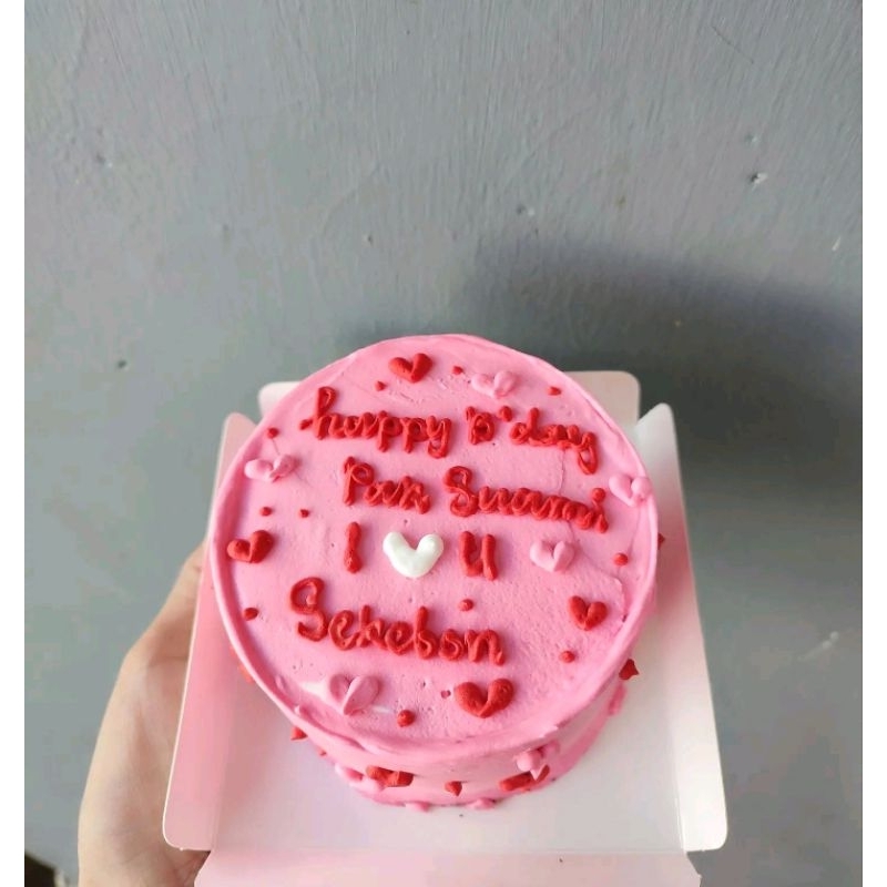

korean bento cake / korean cake / mini cake / kur ulang tahun / birthday cake / tart
