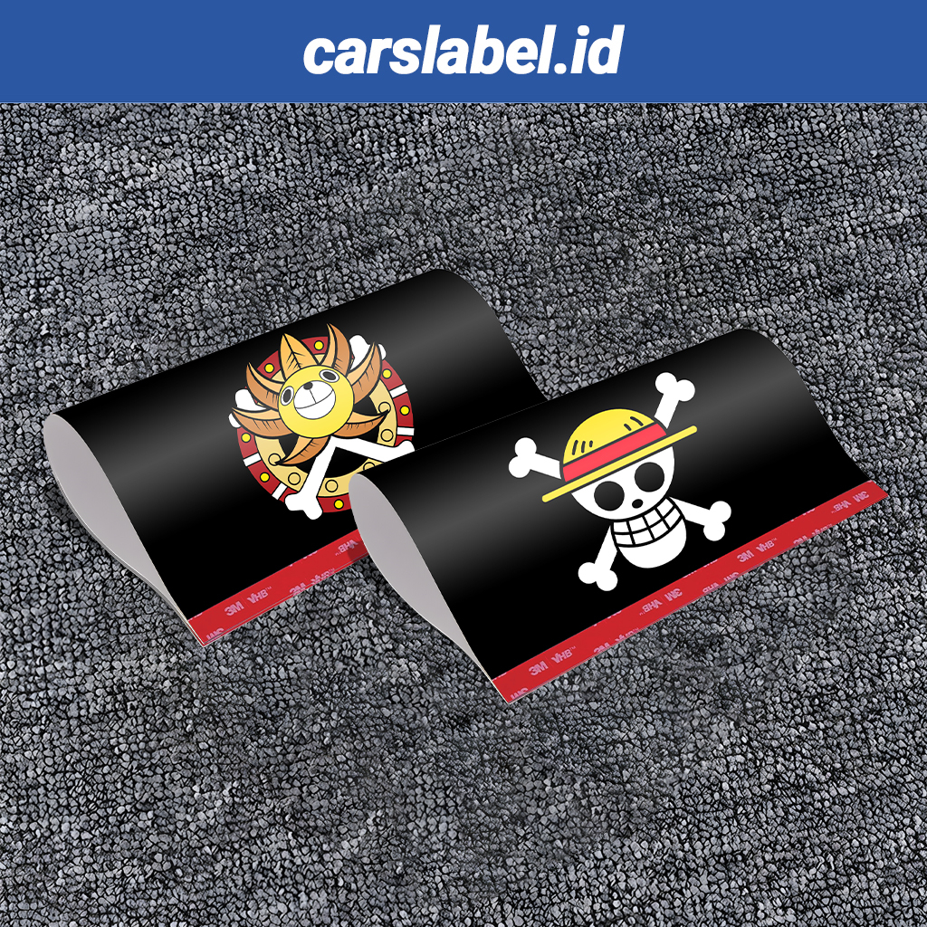 

ONE PIECE FLAG - Label Tag Mobil - Variasi Penutup Pintu Bagasi - Hiasan Stiker Lego Mobil Viral